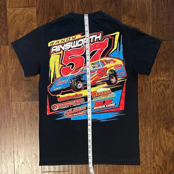 Vintage 57 Randy Ainsworth Racing Graphic T-Shirt - Picture 7 of 8